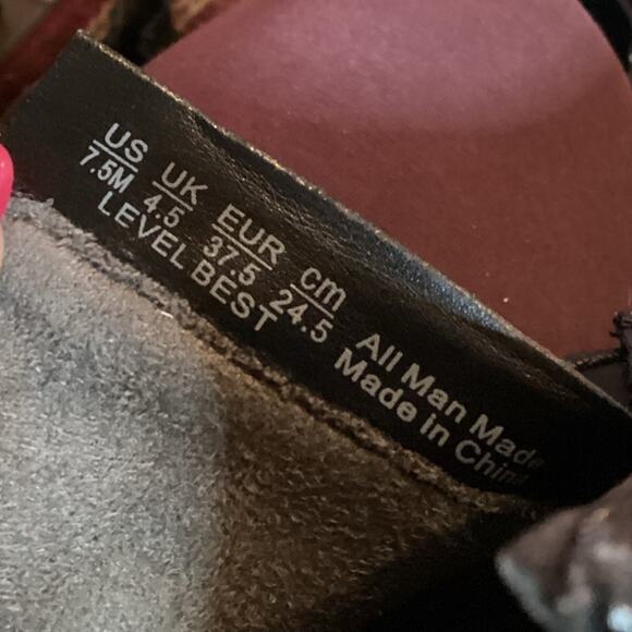 Dr. Scholls Women's Black Ankle Booties Size 7 Block Heel Slip On - Picture 10 of 10